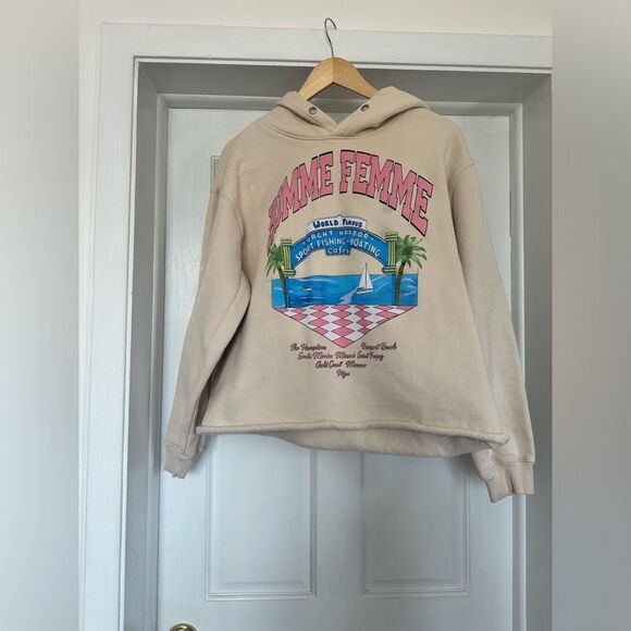 HOMME FEMME Yacht Club Hoodie Cream -
HommeFemmeLA size extra large - Picture 2 of 10